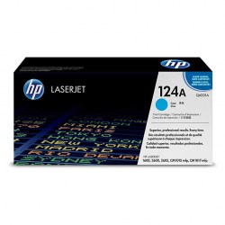 HP 124A (Q6001A) - Cyan Authentique